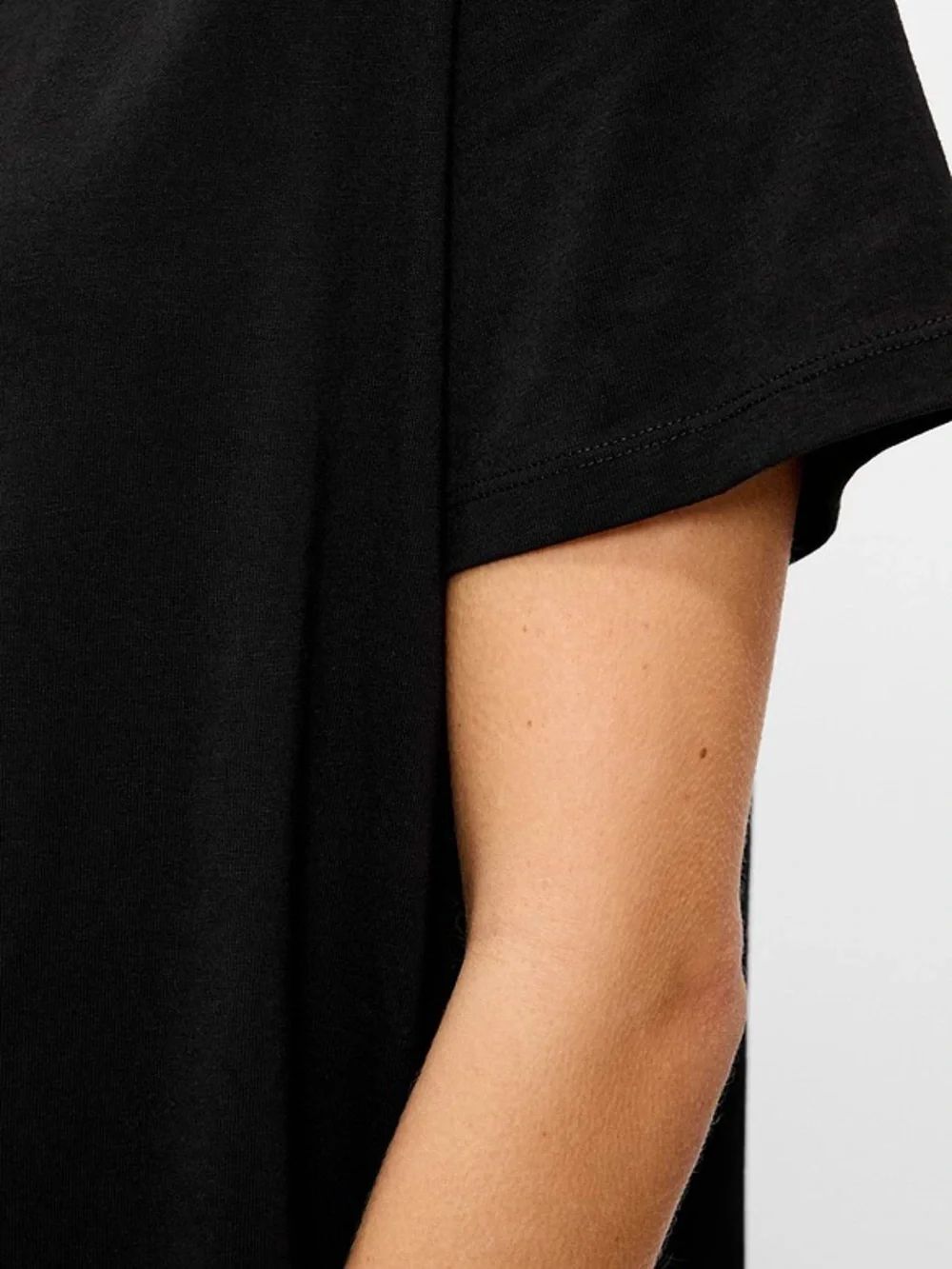 New Old Navy Black Short Sleeve T-Shirt Dress 2XL - Picture 9 of 10
